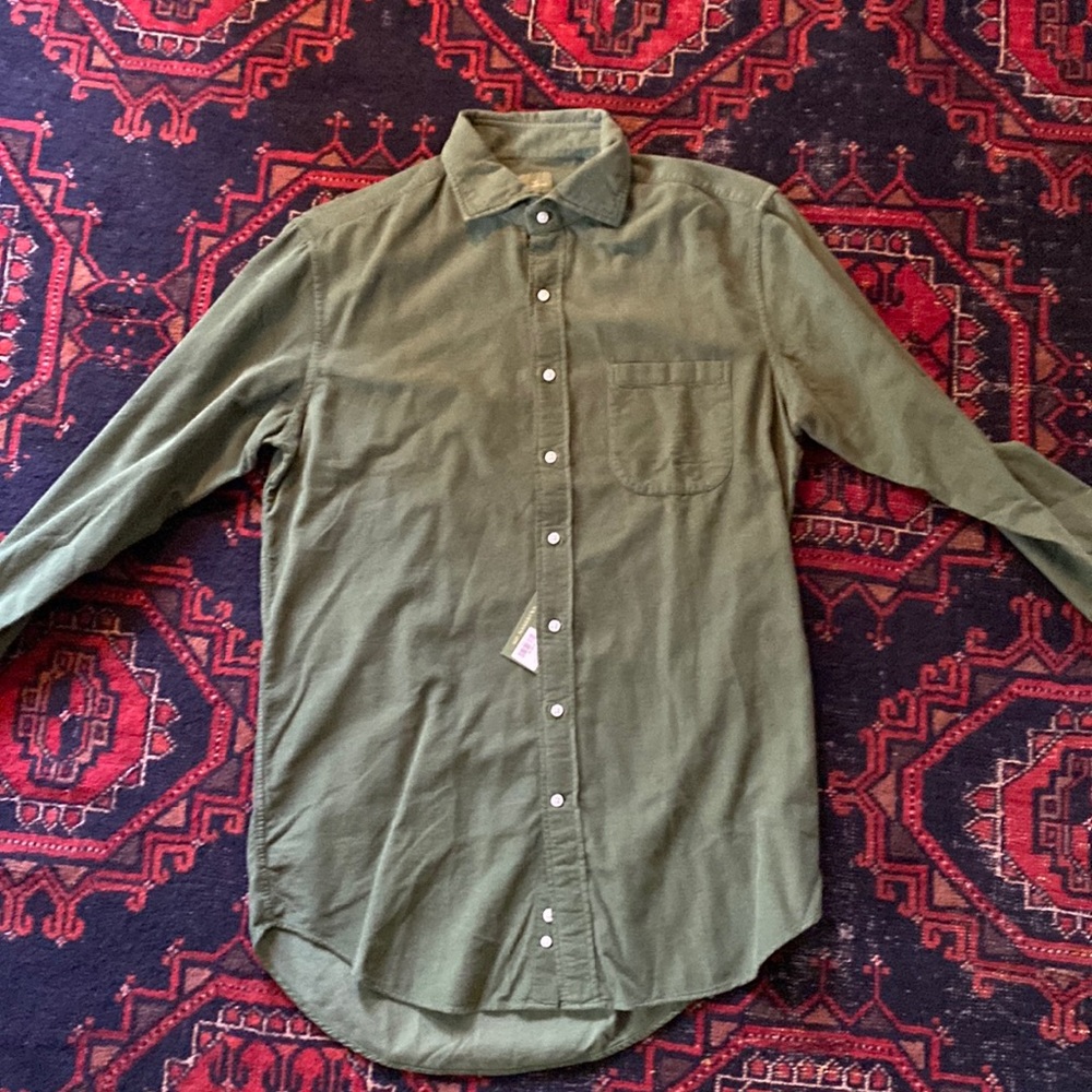 Sid Mashburn corduroy shirt Medium